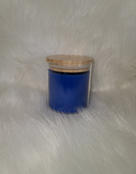 Blue raspberry candle