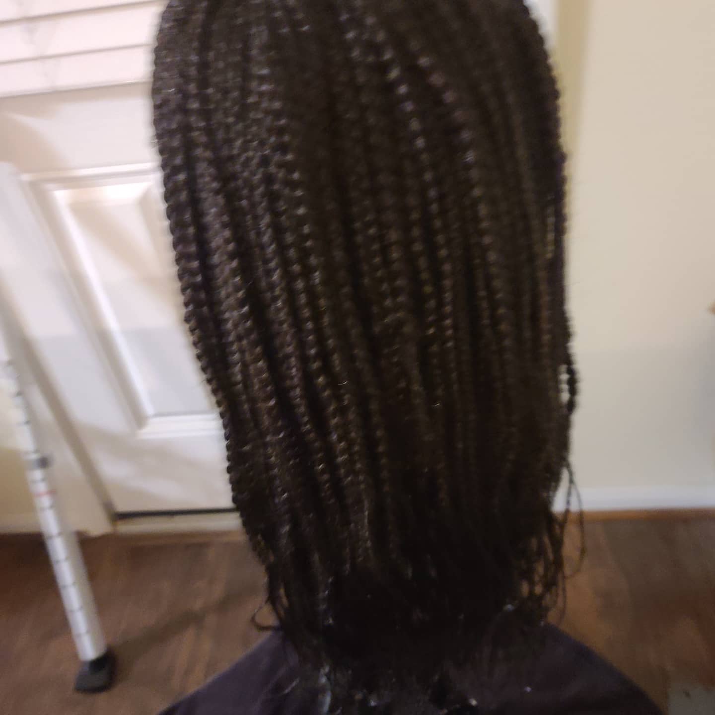 Box braided wig