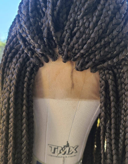 Box braided wig