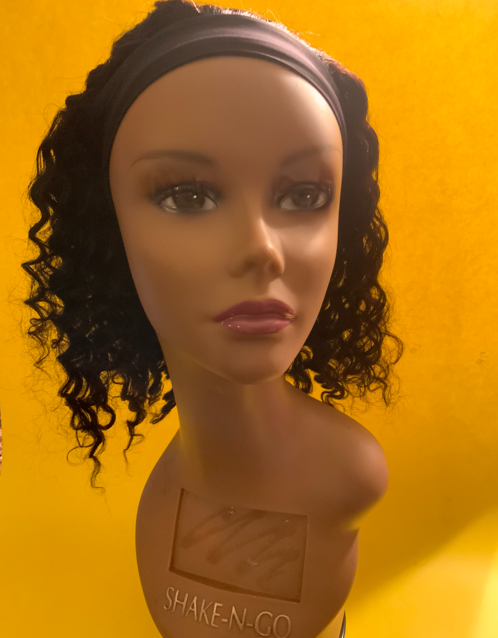 16 INCH DEEP WAVE HEADBAND WIG